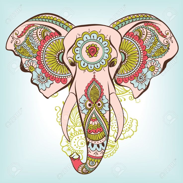 tumblr drawings indian coloridos descargar en Elefantes hoy hindúes para imágenes