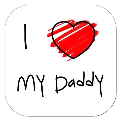 mb.i_love_my_daddy_childlike_red_love_heart.coaster