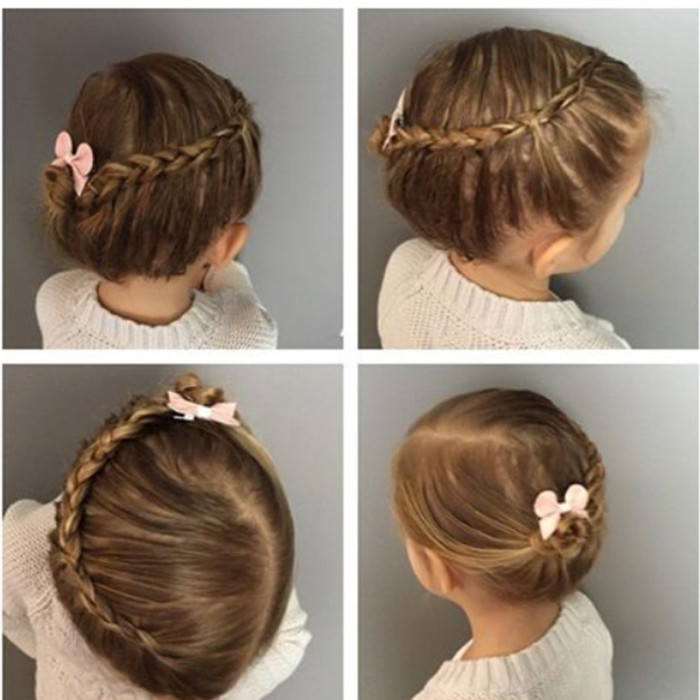 Peinados Para Niñas Con Recogidos Y Trenzas Sencillas