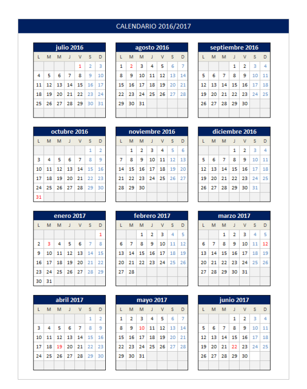 Calendarios Espectaculares 2017 Para Imprimir 9807